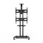 Kanto - Chariot de téléviseur mobile avec plateau pour clavier et étagère pour caméra - Écran de 40 à 70 po-Convient à la plupart des écrans de 40 à 70 po