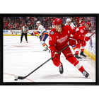 Moritz Seider Detroit Red Wings - Toile encadree - 31" x 22"-Impression sur toile de qualité supérieure avec bordures enveloppées