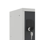 Ceha Canada - Caisson-casier cubique OKK de 12 po - Porte grise-COMPLÈTEMENT SOUDÉ ET ASSEMBLÉ : Arrive prêt à l'emploi, vous faisant gagner du temps et des efforts, tout en offrant une construction robuste pour une utilisation durable
