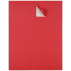 JAM Paper Étiquettes postales, 4 x 2 po, papier kraft rouge, 10 par page, 240 par paquet-Matériau : papier