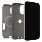 OtterBox - Étui Commuter MagSafe avec Contrôle de la Caméra pour iPhone 17 - Bois de Coton Glen (Brun)-DROP+ | 3 fois plus de chutes que la norme militaire (MIL-STD-810G 516.6)