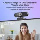 EMEET - Webcam SmartCam C60E Ultra 4K avec deux microphones antibruit IA-9