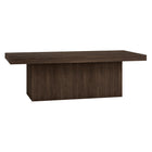 Hudson&Canal - Table basse rectangulaire Torren (122 cm de largeur) - Brun aulne-Un design contemporain moderne pour votre salon, votre bureau et plus encore