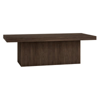 Hudson&Canal - Table basse rectangulaire Torren (122 cm de largeur) - Brun aulne-Un design contemporain moderne pour votre salon, votre bureau et plus encore
