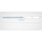 JAM Paper - Enveloppes Double Fenêtre #9 avec Redi-Seal, Blanc, 3 7/8 x 8 7/8, Paquet de 50-Quantité : paquet de 50