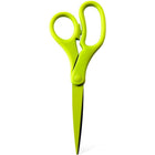 JAM Paper - Ciseaux de précision multi-usages robustes - 8 po - vert lime-Ciseaux à lame droite tout usage | Couleur : vert lime fluorescent.
