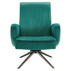 Modway - Superior Performance Velvet Chaise pivotante - Sarcelle-Assemblée requise