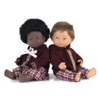 Miniland Educational - Poupée bébé 15 po anatomiquement correcte - Garçon trisomique-Mesure 15 po