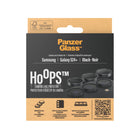 PanzerGlass - Protecteur d'objectif d'appareil photo Hoops pour Samsung Galaxy S24 Plus - Noir-Disponible dans des couleurs assorties à la nouvelle série S