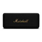 Marshall - Emberton II Enceinte Bluetooth portable - Noir et Laiton-Dotée d'un son riche, clair et puissant, Emberton II met réellement la musique en valeur. Découvrez un son à 360 degrés d'une qualité absolue avec True Stereophonic, une forme de diffusion audio multidirectionnelle propre à Marshall, quelle que soit votre position par rapport à l'enceinte