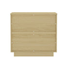 Manhattan Comfort - Table de nuit moderne Payton 26" - Chêne naturel et noir-Assemblage à domicile requis Tout le matériel inclus
