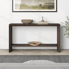 Hudson&Canal - Console Osman 55" de largeur par - Brun aulne-Nettoyer avec un chiffon doux et sec, sans produits chimiques agressifs ni produits de nettoyage abrasifs