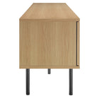 Modway - Cambria 70 po Meuble TV, Chêne-Portes coulissantes
