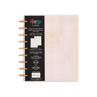 The Happy Planner - Planificateur daté format classique 2026–2027 à reliure à disques - 9-3/4 po x 5-5/16 po - Palmiers rêveurs ivoire-Comprend 12 mois de calendriers et de pages hebdomadaires (juillet 2026 – juin 2027)