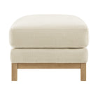Modway - Roscoe Tissu Ottoman - Ivoire-Assemblée requise