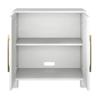 Hudson&Canal - Meuble d'appoint Chabot de 71 cm de largeur - Blanc-Nettoyer avec un chiffon doux et sec, sans produits chimiques agressifs ni produits de nettoyage abrasifs