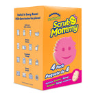 Scrub Daddy - Scrub Mommy - Rose - Pacquet de 4-Sans Rayures : peut être utilisé en toute sécurité sur plus de 25 surfaces, y compris les ustensiles de cuisine antiadhésifs, l'acier inoxydable, le verre et bien d'autres encore.