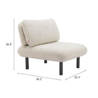 Zuo - Aperto Fauteuil d’appoint - Beige-6
