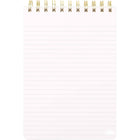 Mead - West Village Cahier à reliure supérieure – 8 1/4 po H x 5 3/4 po l, 40 feuilles-Praticité des pages détachables : 40 feuilles lignées qui s’arrachent proprement pour un partage ou un classement facile