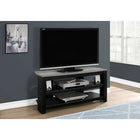 Monarch Specialties - 2564 Meuble Tv - 42 po L/En Coin Noir/Dessus Gris-2