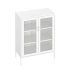 Manhattan Comfort - Amelia 31,5 po Buffet Moderne d’Appoint - Blanc-15,7 po L x 31,5 po l x 40 po H