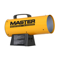 Master - Chauffrette Master à air pulsé au propane 60 000 BTU paramètres variables - Jaune-Les fonctions de sécurité avancées incluent l'arrêt de la limite de température élevée, la coupure de carburant et un thermocouple.