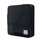 Hilroy - Classeur utilitaire à fermeture à trois anneaux éclair de 2 po, noir/gris-Poche avant en filet à fermeture éclair idéale pour les stylos, crayons et petits accessoires à accès rapide