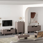 Manhattan Comfort - Table de nuit moderne Ella 19,7" - Mocha-10