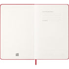 Moleskine - 2026 Classic 12 mois couverture rigide agenda semainier - 5 po x 8.25 po - rouge écarlate-Papier Sans Acide Couleur Ivoire 70 G/M2