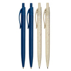 General Supply Goods + Co - Ensemble de stylos à bille recyclés - paille de blé - paquet de 4-Pince à stylo