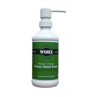 WORX - Savon mains mousse nettoyant puissant – 384 ml-Le savon mousse est plus économique
