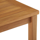 Modway - Upland Terrasse extérieure Bois de teck Table basse - Naturel-6