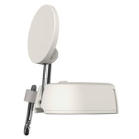 iOttie - Support de voyage Treker compatible MagSafe pour téléphones portables - Blanc-Compatibilité universelle : Compatible avec Qi2, MagSafe et tous les autres smartphones et coques grâce à un adaptateur magnétique inclus qui se fixe à l'arrière de tout téléphone ou coque non MagSafe pour une compatibilité universelle. Une fois fixé, l'anneau magnétique peut être retiré, mais pas repositionné