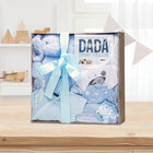 Peter & Paul’s Gifts - Grand panier cadeau pour bébé garçon-Couverture en molleton sculpté