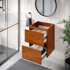 Modway - Scenic Fixation murale de 18" Armoire de toilette de salle de bain (lavabo non inclus) - Noyer cerisier-Calleton de montage compatible avec les cloisons sèches