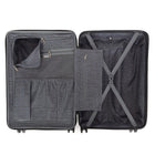 Air Canada - Bagage de soute rigide Laurentian de 24 po - roulettes pivotantes à 360 degrés - rouge-La coque composite en polycarbonate durable et légère aide à protéger les effets personnels