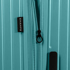 CHAMPS - Ensemble de bagages extensibles  3 pièces - à parois rigides Collection Fresh II - Vert-Poignée télescopique
