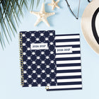 Blueline - Agenda Scolaire Hebdomadaire/Mensuel - 8 po H x 5 po l - Motif Nautique - Bilingue-Section contacts