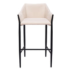 Zuo - Andover Tabouret de bar - Beige-Confortable et accueillant
