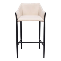Zuo - Andover Tabouret de bar - Beige-Confortable et accueillant
