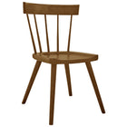 Modway - Sutter Fauteuil d’appoint de salle à manger Ensemble de 2 - Noyer-Entièrement assemblé