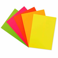Babillard North American Paper Inc. – 22 po x 28 po – Fluo. Assortis, 50/paquet-Carton bristol