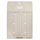 Enveloppe de courrier interne SupremeX à point autocollant réutilisable, 32 lb, naturel, 10 pox 13 po, 25/pqt-Enveloppes interdépartementales