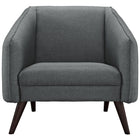 Modway - Slide Tissu rembourré Fauteuil - Gris-Matériau 100% polyester