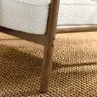 Modway - Charlie Boucle Tapis Fauteuil - Ivoire-Tampons feutrés non marquants