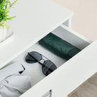 HOMCOM - Armoire à chaussures moderne avec 3 tiroirs pour 16 paires - blanc-Les pieds surélevés de l’armoire permettent d’éviter l’humidité   