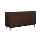 Manhattan Comfort - Buffet Duane 59,05 po style mid-century moderne - marron foncé et noir-17,83 po L x 59,05 po l x 31,49 po H