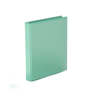 Davis Group - Classeur à anneaux à 3 compartiments - anneaux ronds de 2 -5 cm - couleur menthe-3 1 po Reliure À Anneaux