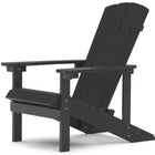 Backyard Lifestyles - Chaise Adirondack - Noir-Ne se fissure pas, ne s’écaille pas, ne rouille pas et ne pèle pas.