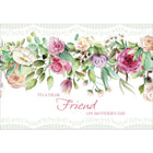 Mill Brook Studio - Cartes De Souhaits Fête des Mères / Enveloppes - 5-3/8 po x 7-3/4 po - Amie - Fleurs - Paquet de 18-Cartes de souhaits qualité boutique